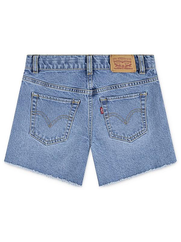 Levis Girls A Line Denim Shorts Blue Cotton Stretch Shorts for Kids 2 to 16 Years